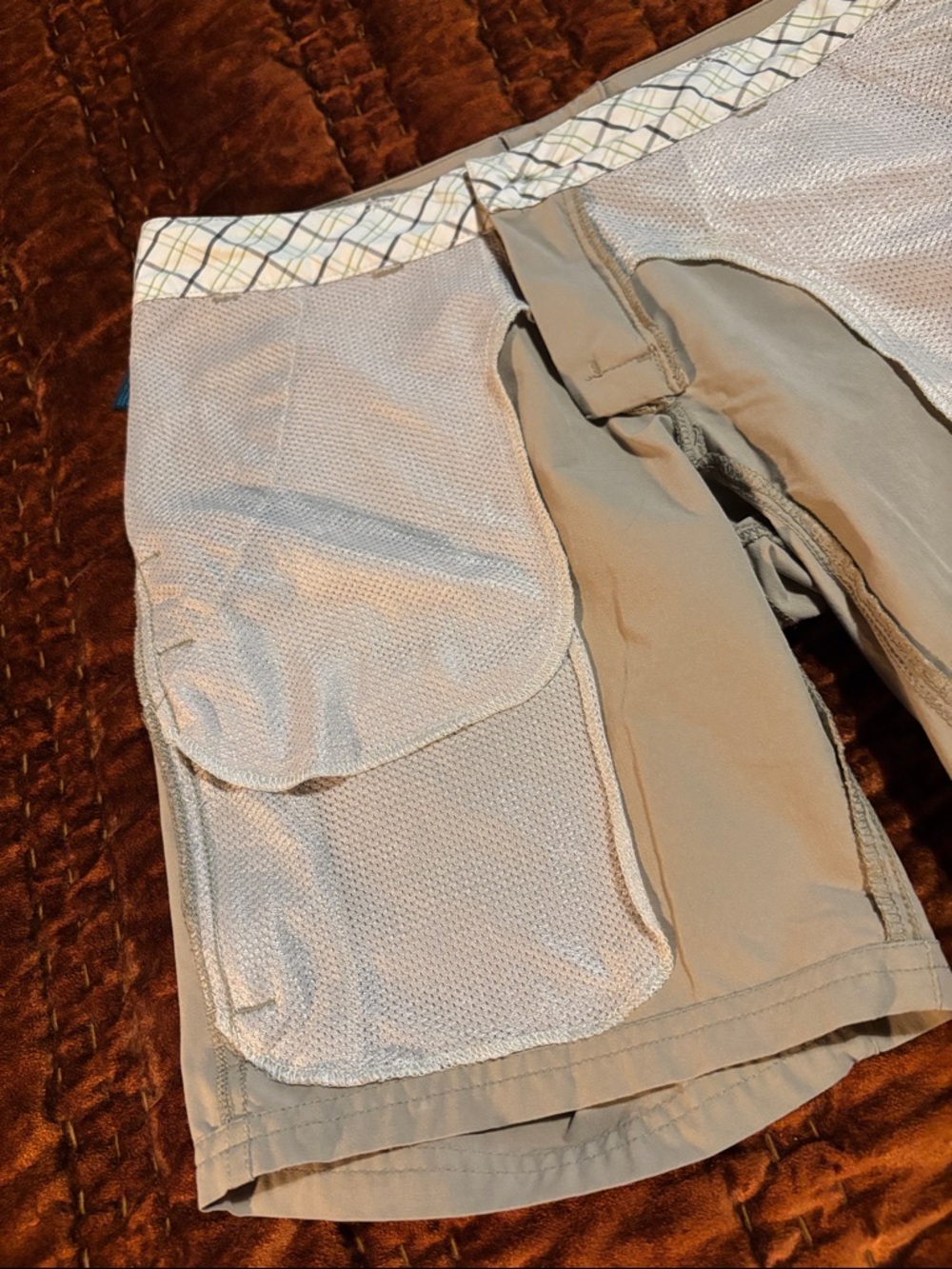 Beige EMS Hybrid Cargo Shorts - Picture 9 of 10